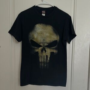 Marvel Vintage Punisher Black Graphic Tee